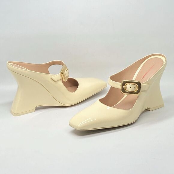 Bottega Veneta Comet Mary Jane Wedge Pumps size 37.5 - Picture 8 of 14